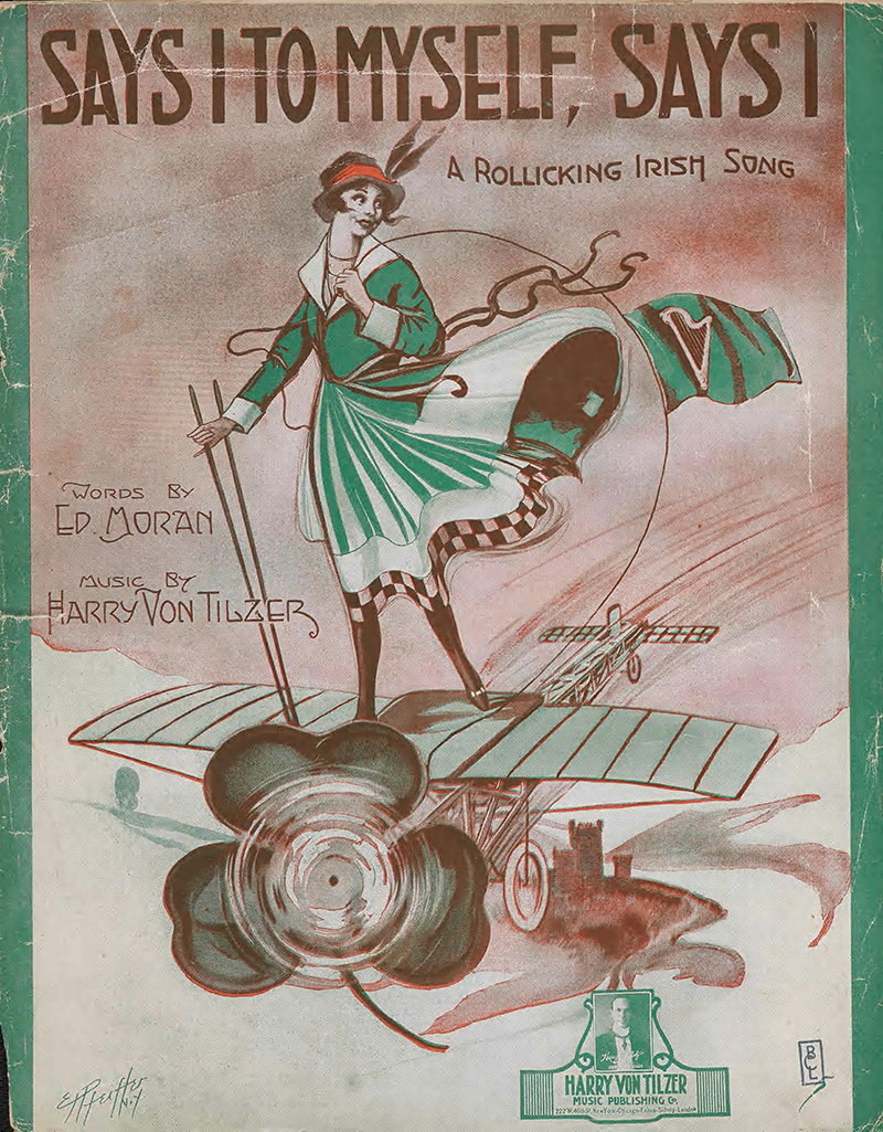 Illustration for article titled 30 Hundred-Year-Old Sheet Music Covers Celebrating the Joy and Thrill of Flight